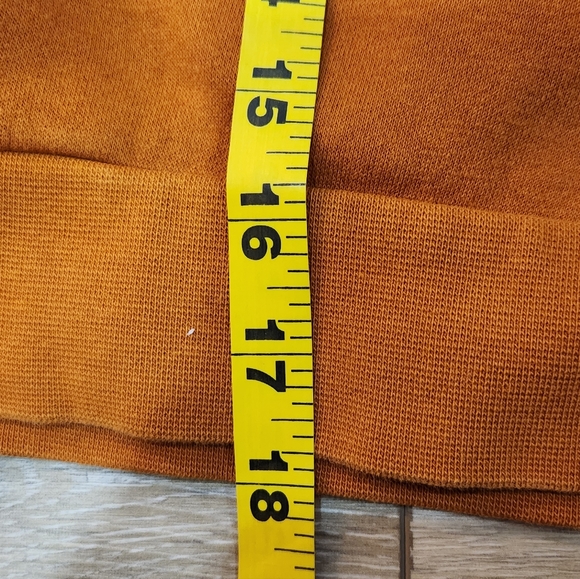 Under Armour Burnt Orange Crop Zip-Up Hoodie Size Small - Picture 4 of 7